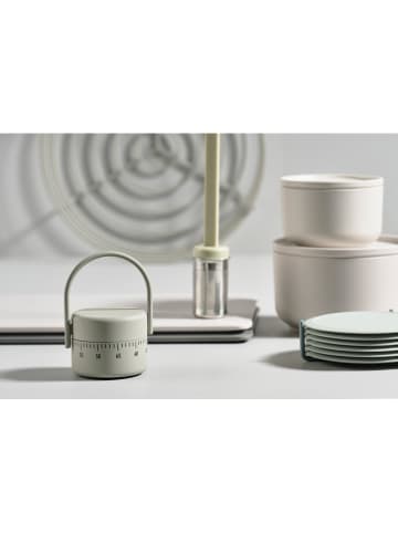 Zone Denmark Küchenwecker "Singles" in Grau - (H)8,9 x Ø 5,4 cm