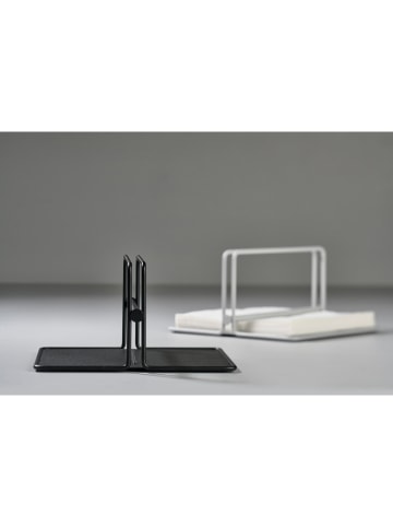 Zone Denmark Servethouder "Singles" zwart - (B)22,5 x (H)11,3 x (D)22,5 cm