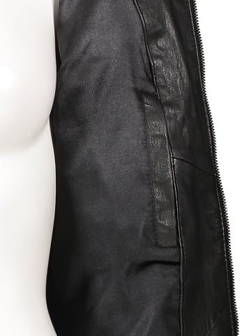 7eleven Leren jas "Natia" zwart