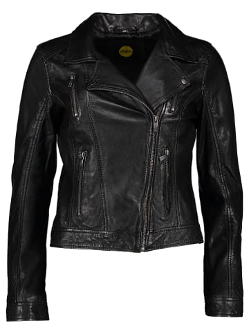 Buffalo Lederjacke in Schwarz
