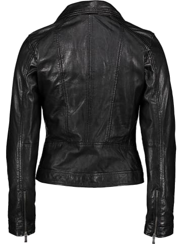 Buffalo Lederjacke in Schwarz
