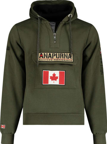 ANAPURNA Sweatshirt "Gymana" in Khaki