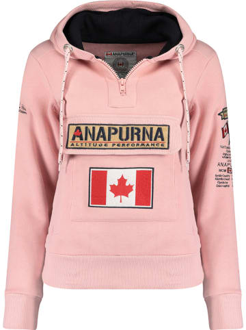 ANAPURNA Sweatshirt "Gymana" lichtroze