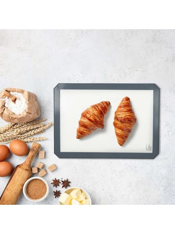 COOK CONCEPT Silikon-Backmatte in Weiß - (L)42 x (B)30 cm