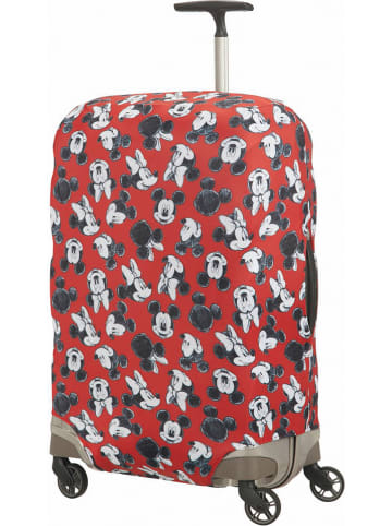 Samsonite Kofferhoes "Mickey Mouse M" rood