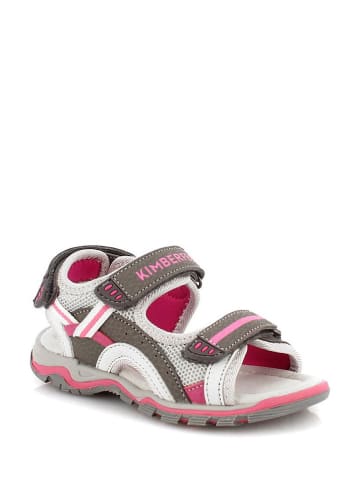 Kimberfeel Sandalen "Janik" grijs/wit/roze