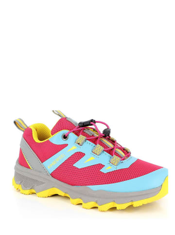 Kimberfeel Trekkingschuhe "Lilian" in Pink/ Hellblau/ Gelb