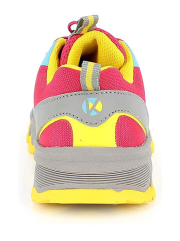 Kimberfeel Trekkingschuhe "Lilian" in Pink/ Hellblau/ Gelb