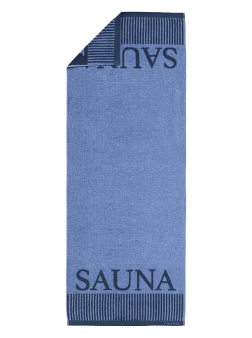 Schiesser Saunatuch "Rom" in Hellblau