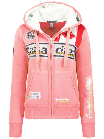 Canadian Peak Sweatjacke in Rosa