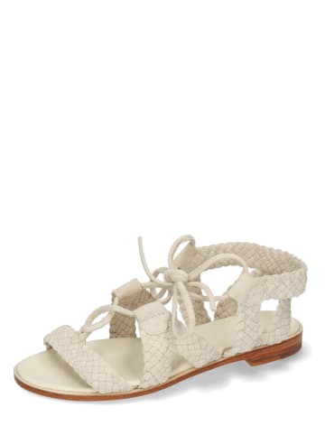 MELVIN & HAMILTON Skórzane sandały "Sandra 11" w kolorze białym