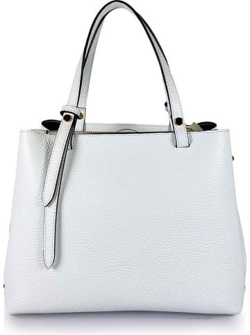 Florence Bags Leren handtas "Bea" wit - (B)25 x (H)19 x (D)11 cm