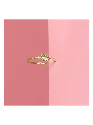 OR ÉCLAT Gold-Ohrringe "Feuille dorée"