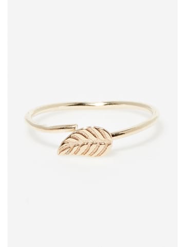 OR ÉCLAT Gold-Ohrringe "Feuille dorée"