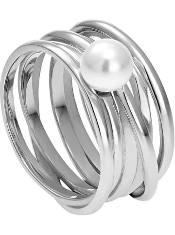 Steel_Art Ring mit Perle