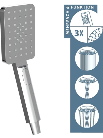 Schütte Zestaw prysznicowy "Silver Rain” w kolorze srebrnym