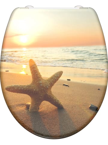 Schütte Wolnoopadająca deska WC "Sea star" ze wzorem