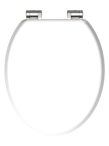 Schütte Wolnoopadająca deska WC w kolorze białym