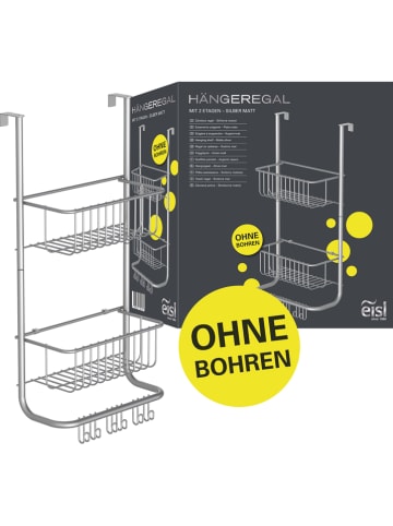 Schütte Opbergrek zilverkleurig - (B)30,5 x (H)62 x (D)16 cm
