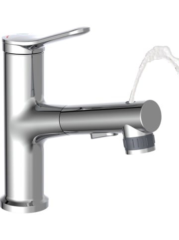 Schütte Bateria umywalkowa "Variabile" w kolorze srebrnym