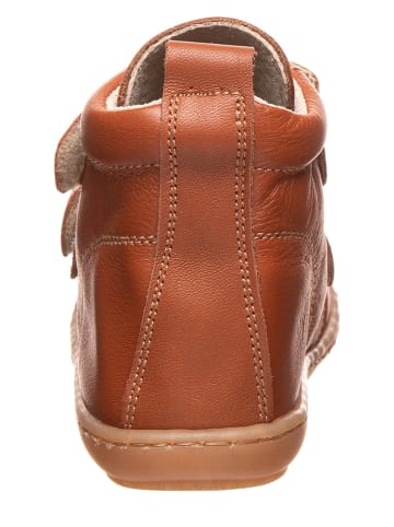 Kmins Leder-Sneakers in Camel