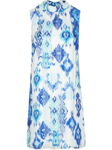 Bleu d'Azur Sukienka "Megan" w kolorze biaÅ‚o-niebieskim