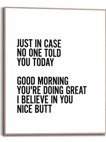 Orangewallz Ingelijste kunstdruk "Just In Case" - (B)40 x (H)50 cm