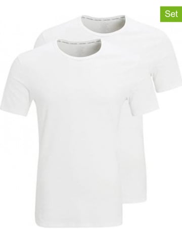 CALVIN KLEIN UNDERWEAR Koszulki (2 szt.) w kolorze białym