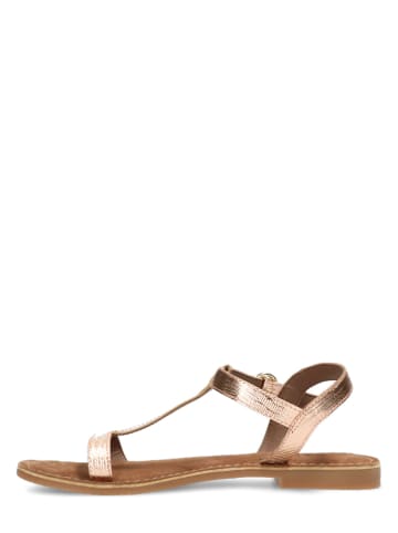 Mexx Leren sandalen "Gabiano"roségoudkleurig