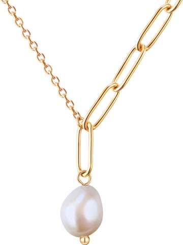 Yamato Pearls Vergold. Halskette mit Perle - (L)40 cm