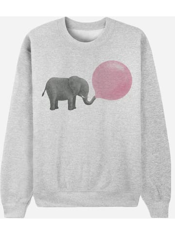 WOOOP Sweatshirt "Jumbo Bubble Gum" grijs