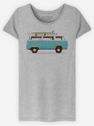 WOOOP Shirt "Blue Van" in Grau