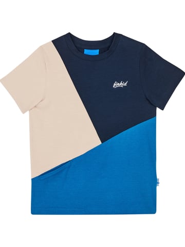 finkid Shirt "Ankkuri" donkerblauw/crème