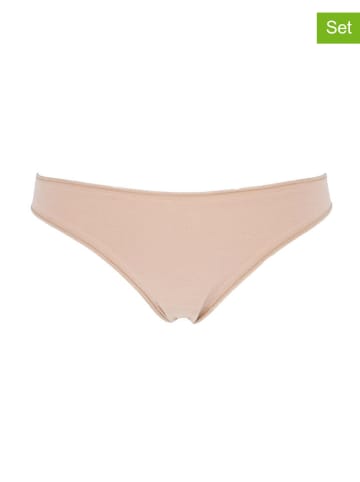 COTONELLA 3er-Set: Slips in Beige