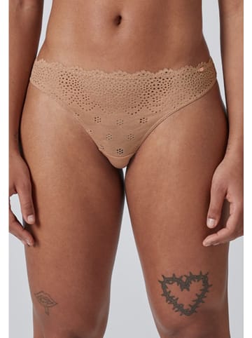 Skiny Stringi w kolorze jasnobrązowym