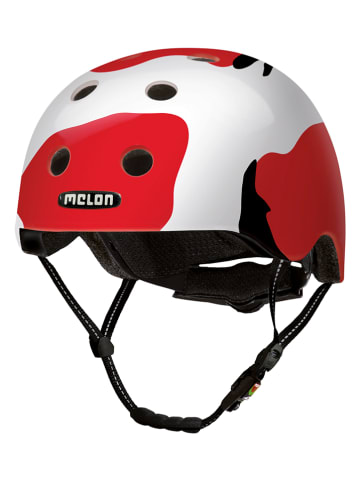 Melon Helmets Fietshelm "Koi" rood/wit