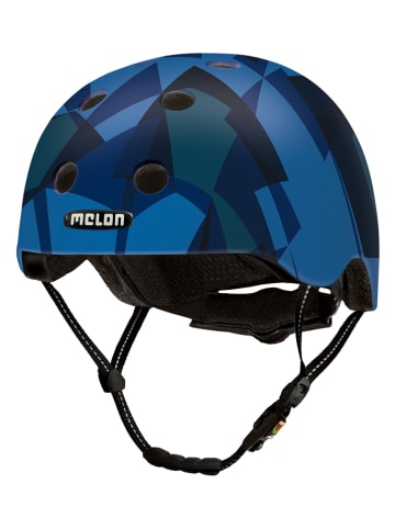Melon Helmets Fietshelm "Frozen Lake" donkerblauw/blauw