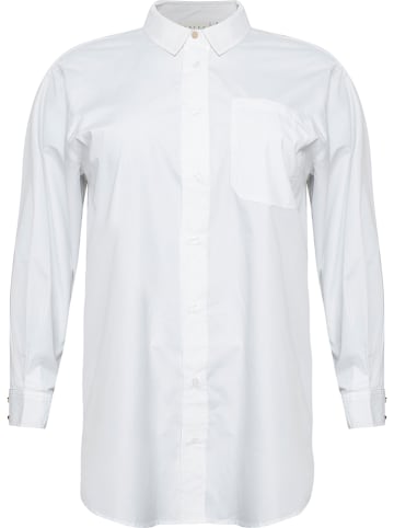 KAFFE curve Tuniek "Lone" wit