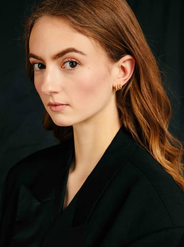 Ania Kruk Pozłacane kolczyki-wkrętki