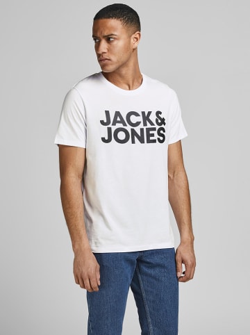 Jack & Jones Koszulka "Corp" w kolorze białym