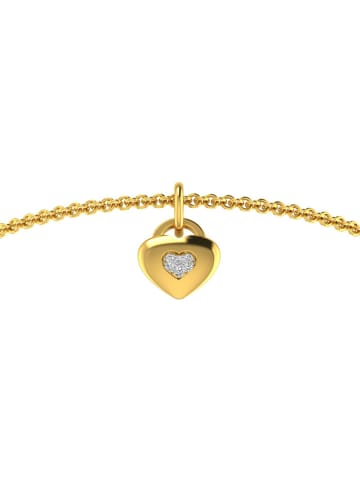 Vittoria Jewels Gouden armband met diamanten hanger