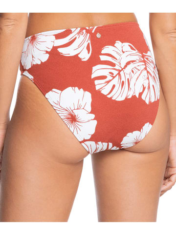 Roxy Figi bikini  "Garden Trip" w kolorze rdzawoczerwono-białym