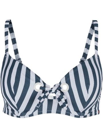 Skiny Bikinitop donkerblauw/wit