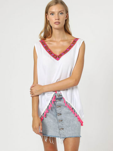 LOS OJO Tuniek wit/roze