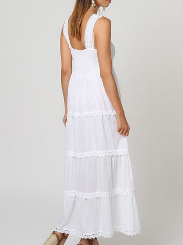 LOS OJO Sukienka w kolorze białym