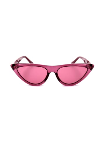 Jimmy Choo Damskie okulary przeciwsłoneczne w kolorze fioletowo-bordowo-różowym