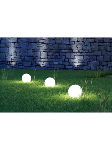 Garden Hero Solarna lampa ogrodowa LED w kolorze białym - wys. 73 cm
