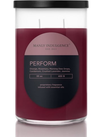 Colonial Candle Geurkaars "Perform" donkerrood - 623 g
