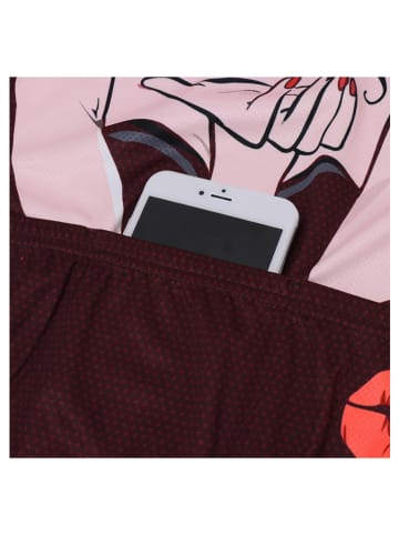 Protective Fietsshirt "P-Sweet Jane" zwart/rood