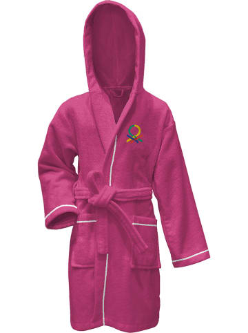 Benetton Kinder-Bademantel in Pink